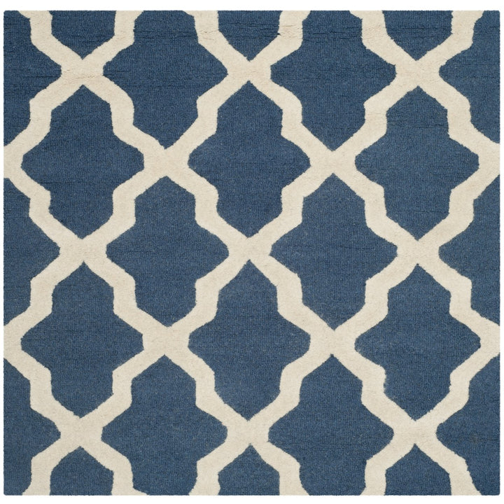 SAFAVIEH Cambridge CAM121G Navy Blue / Ivory Rug Image 3