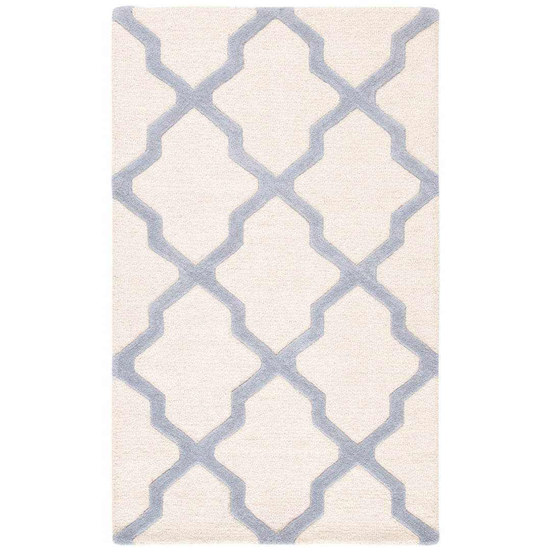 SAFAVIEH Cambridge CAM121F Ivory / Light Blue Rug Image 10