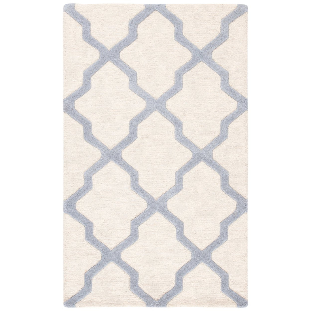 SAFAVIEH Cambridge CAM121F Ivory / Light Blue Rug Image 1