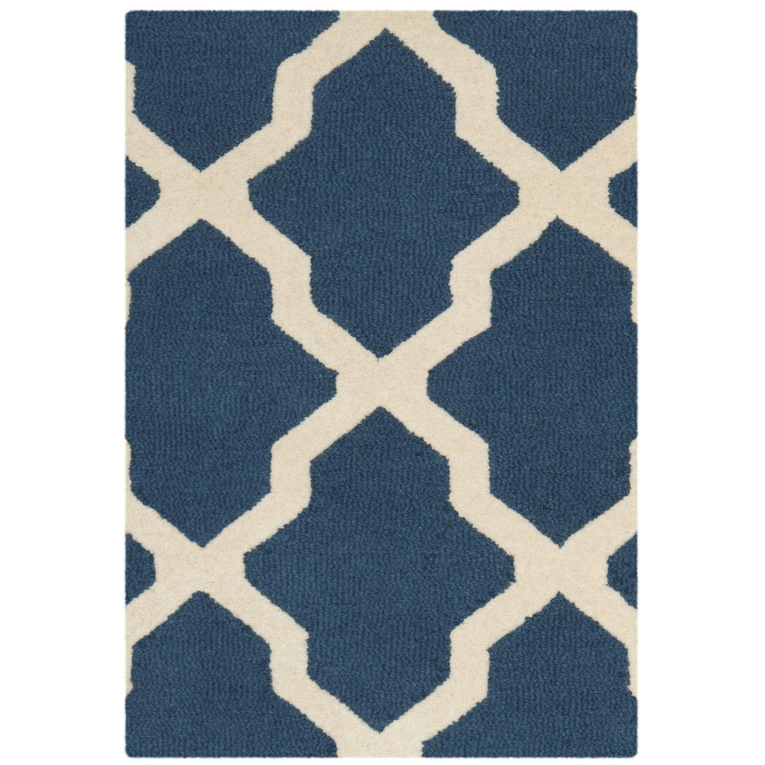 SAFAVIEH Cambridge CAM121G Navy Blue / Ivory Rug Image 4