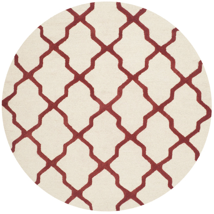 SAFAVIEH Cambridge CAM121I Handmade Ivory / Rust Rug Image 4