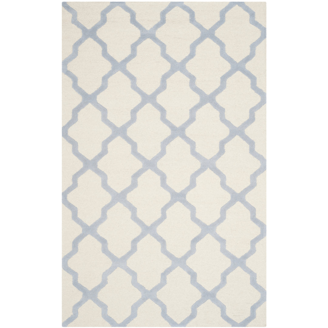 SAFAVIEH Cambridge CAM121F Ivory / Light Blue Rug Image 11