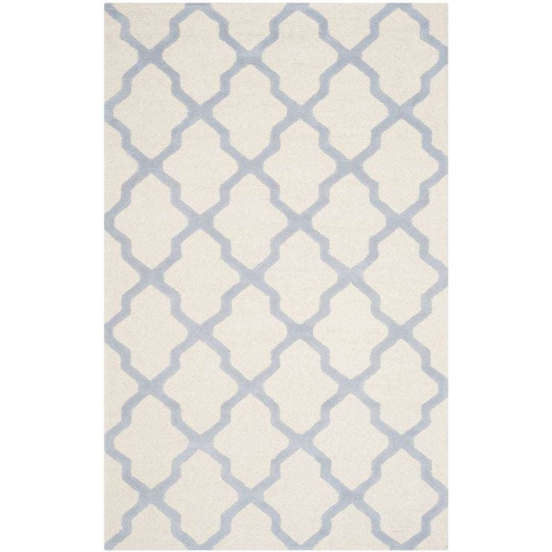 SAFAVIEH Cambridge CAM121F Ivory / Light Blue Rug Image 1