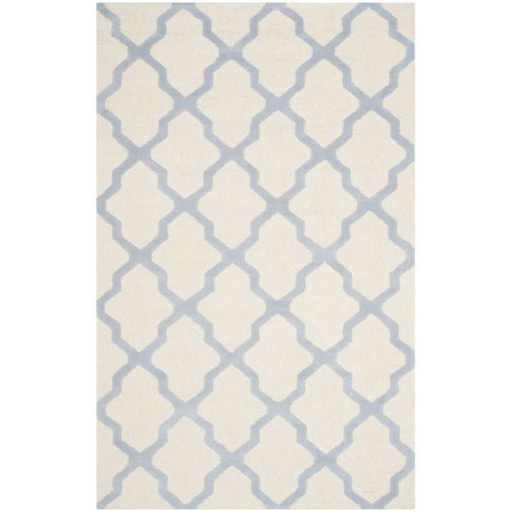 SAFAVIEH Cambridge CAM121F Ivory / Light Blue Rug Image 1