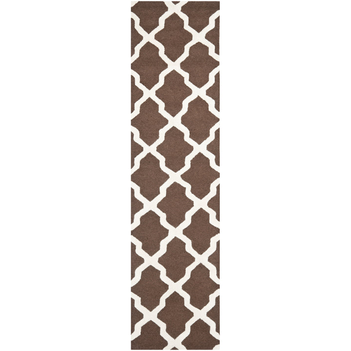 SAFAVIEH Cambridge CAM121H Dark Brown / Ivory Rug Image 3