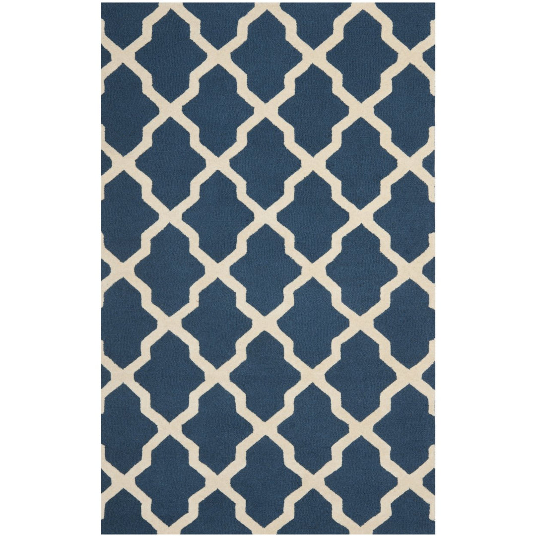 SAFAVIEH Cambridge CAM121G Navy Blue / Ivory Rug Image 9