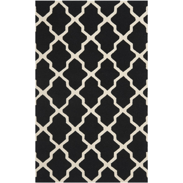 SAFAVIEH Cambridge CAM121E Handmade Black / Ivory Rug Image 1