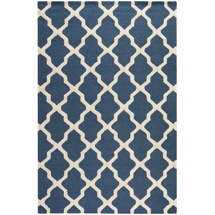 SAFAVIEH Cambridge CAM121G Navy Blue / Ivory Rug Image 10