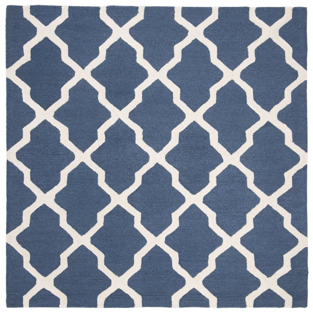 SAFAVIEH Cambridge CAM121G Navy Blue / Ivory Rug Image 11