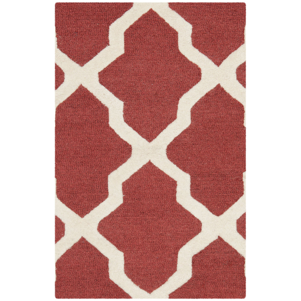 SAFAVIEH Cambridge CAM121L Handmade Rust / Ivory Rug Image 2