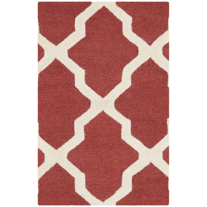 SAFAVIEH Cambridge CAM121L Handmade Rust / Ivory Rug Image 2