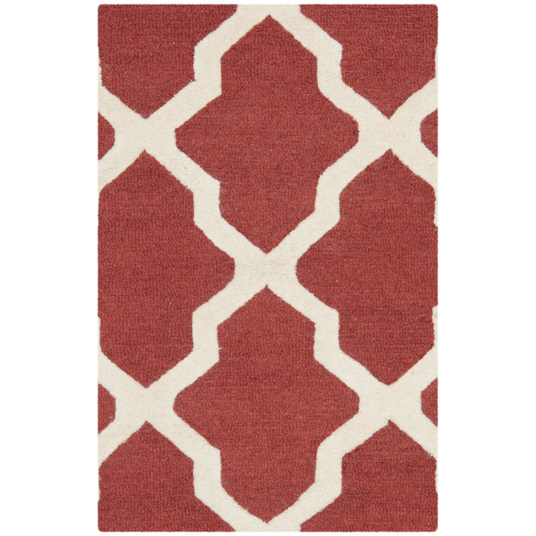 SAFAVIEH Cambridge CAM121L Handmade Rust / Ivory Rug Image 1