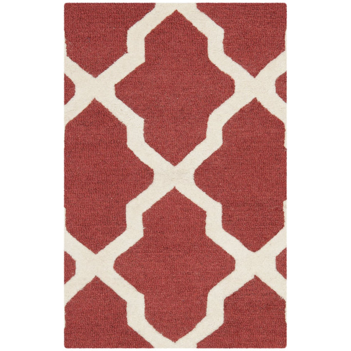 SAFAVIEH Cambridge CAM121L Handmade Rust / Ivory Rug Image 1