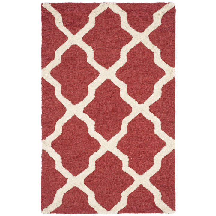 SAFAVIEH Cambridge CAM121L Handmade Rust / Ivory Rug Image 4