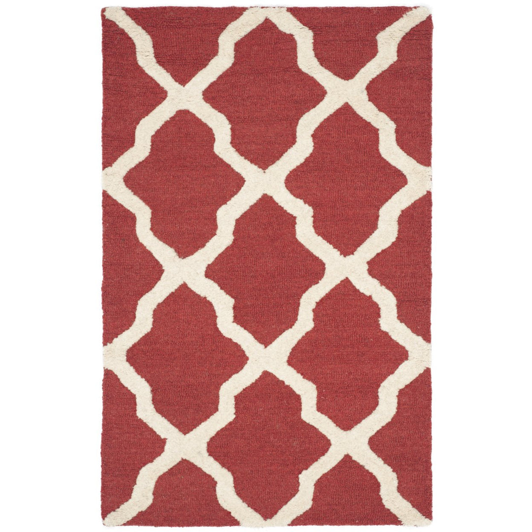 SAFAVIEH Cambridge CAM121L Handmade Rust / Ivory Rug Image 1