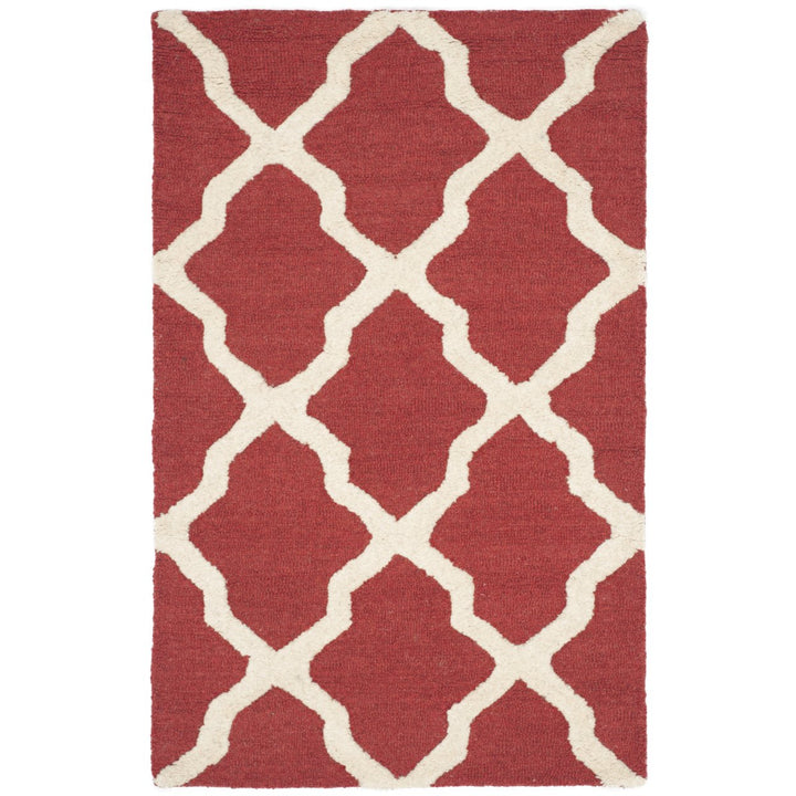 SAFAVIEH Cambridge CAM121L Handmade Rust / Ivory Rug Image 1