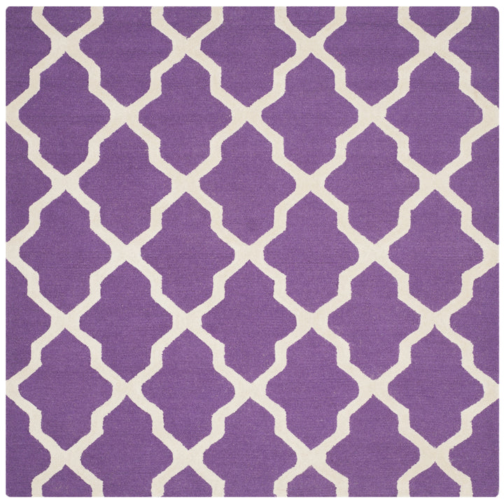 SAFAVIEH Cambridge CAM121K Handmade Purple /Ivory Rug Image 6