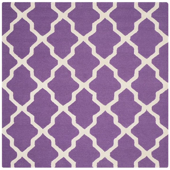 SAFAVIEH Cambridge CAM121K Handmade Purple /Ivory Rug Image 1