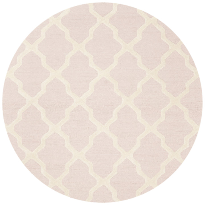 SAFAVIEH Cambridge CAM121M Light Pink / Ivory Rug Image 4