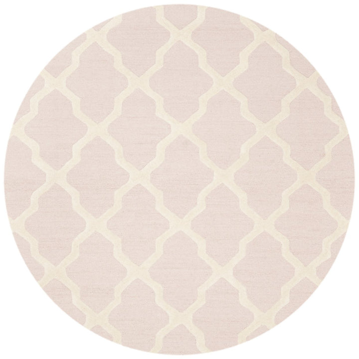 SAFAVIEH Cambridge CAM121M Light Pink / Ivory Rug Image 1