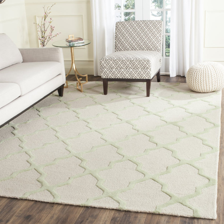 SAFAVIEH Cambridge CAM121N Ivory / Light Green Rug Image 1