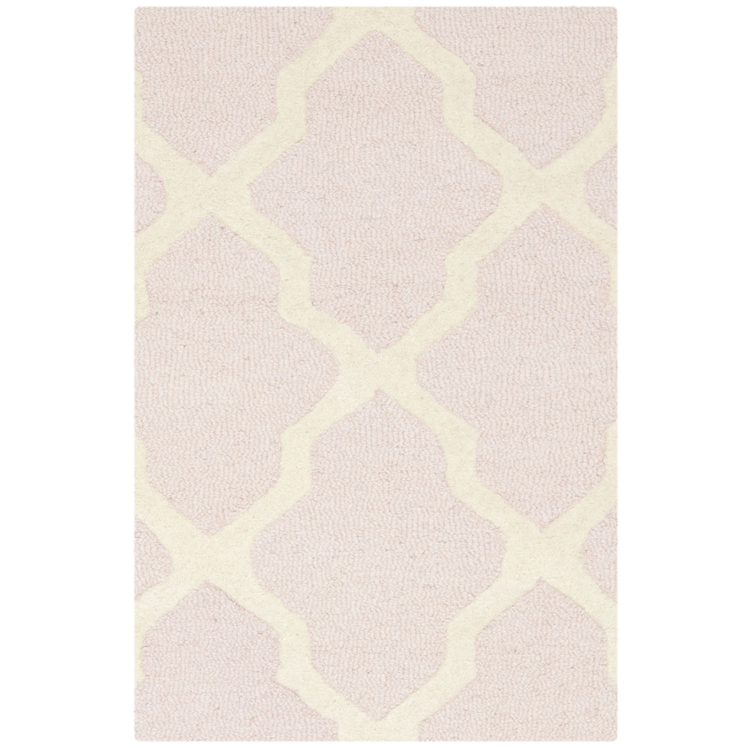 SAFAVIEH Cambridge CAM121M Light Pink / Ivory Rug Image 8