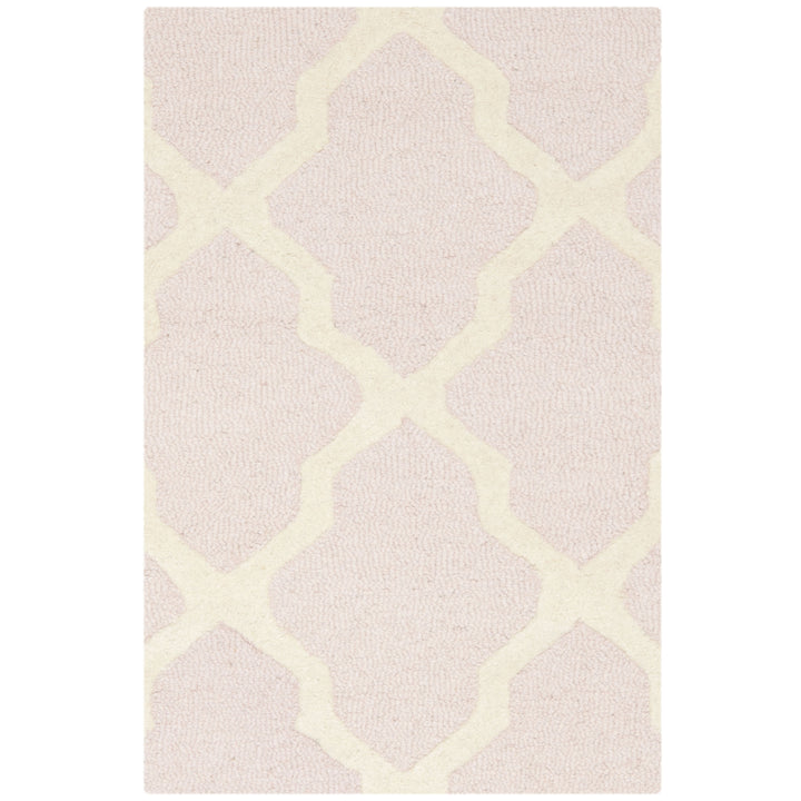 SAFAVIEH Cambridge CAM121M Light Pink / Ivory Rug Image 8