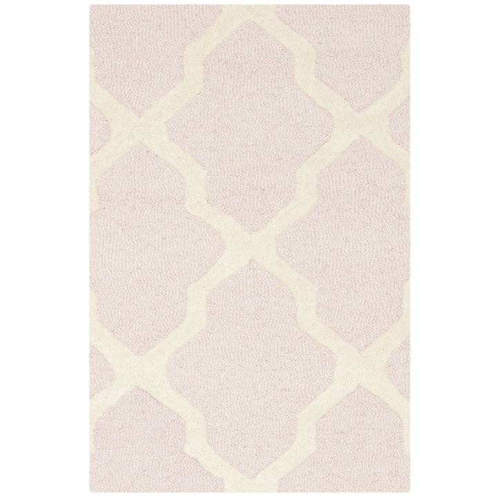 SAFAVIEH Cambridge CAM121M Light Pink / Ivory Rug Image 1