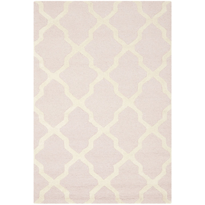 SAFAVIEH Cambridge CAM121M Light Pink / Ivory Rug Image 9