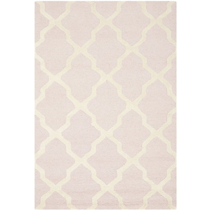 SAFAVIEH Cambridge CAM121M Light Pink / Ivory Rug Image 1