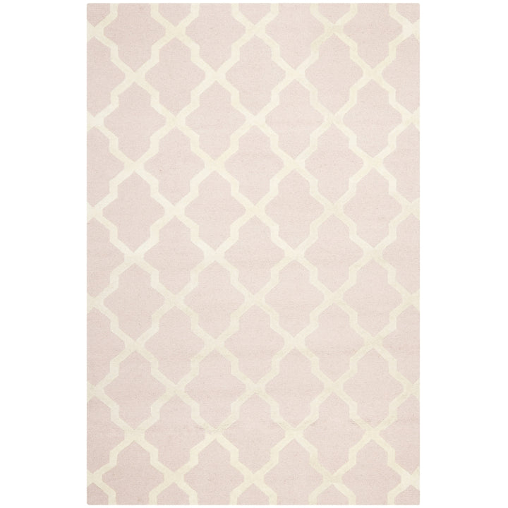 SAFAVIEH Cambridge CAM121M Light Pink / Ivory Rug Image 10