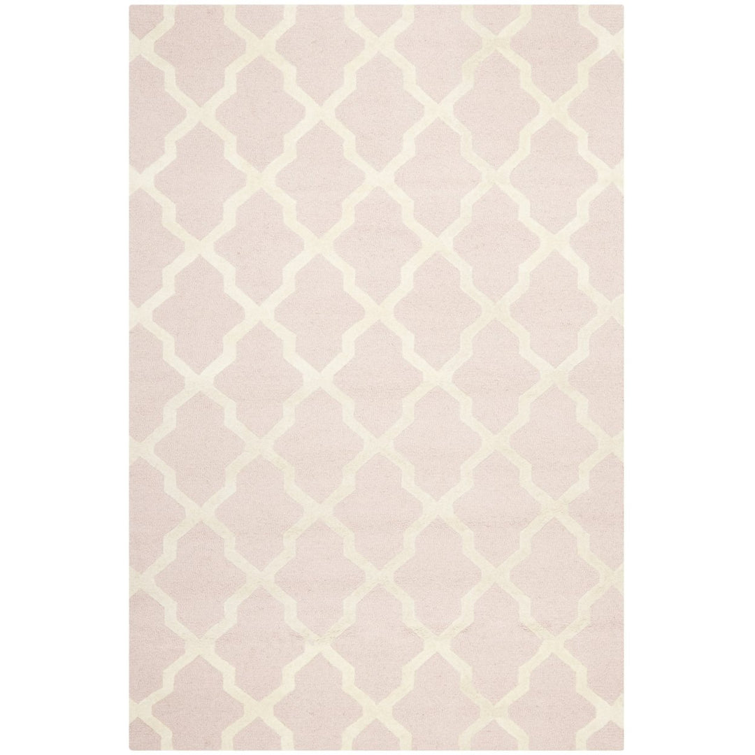 SAFAVIEH Cambridge CAM121M Light Pink / Ivory Rug Image 1