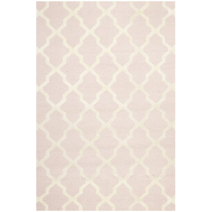 SAFAVIEH Cambridge CAM121M Light Pink / Ivory Rug Image 1