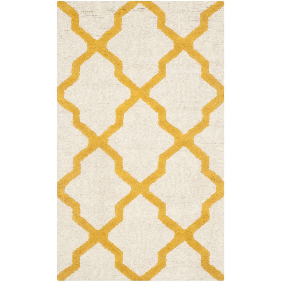 SAFAVIEH Cambridge CAM121U Handmade Ivory / Gold Rug Image 5