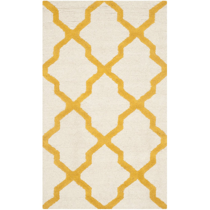 SAFAVIEH Cambridge CAM121U Handmade Ivory / Gold Rug Image 1