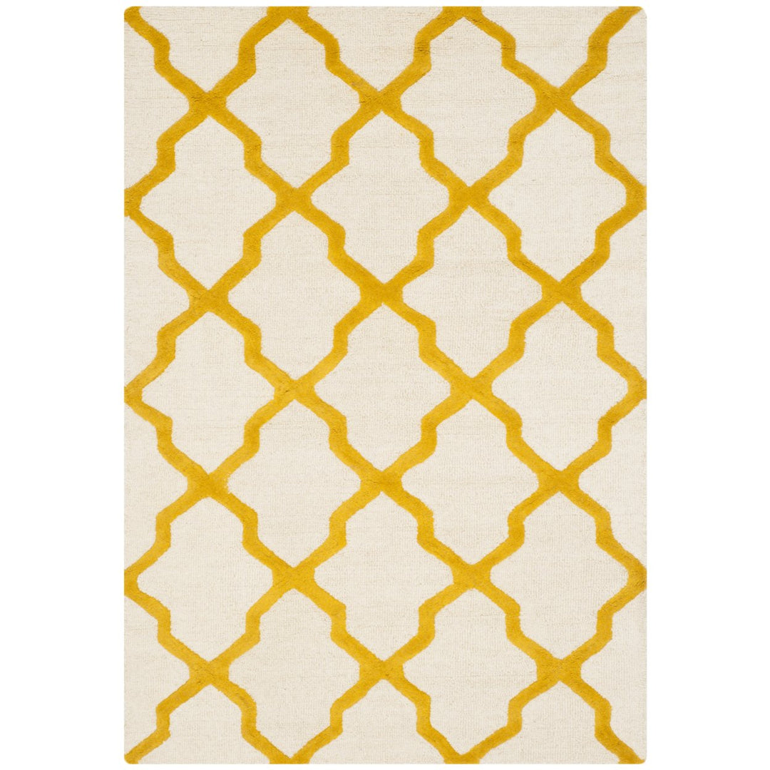 SAFAVIEH Cambridge CAM121U Handmade Ivory / Gold Rug Image 6