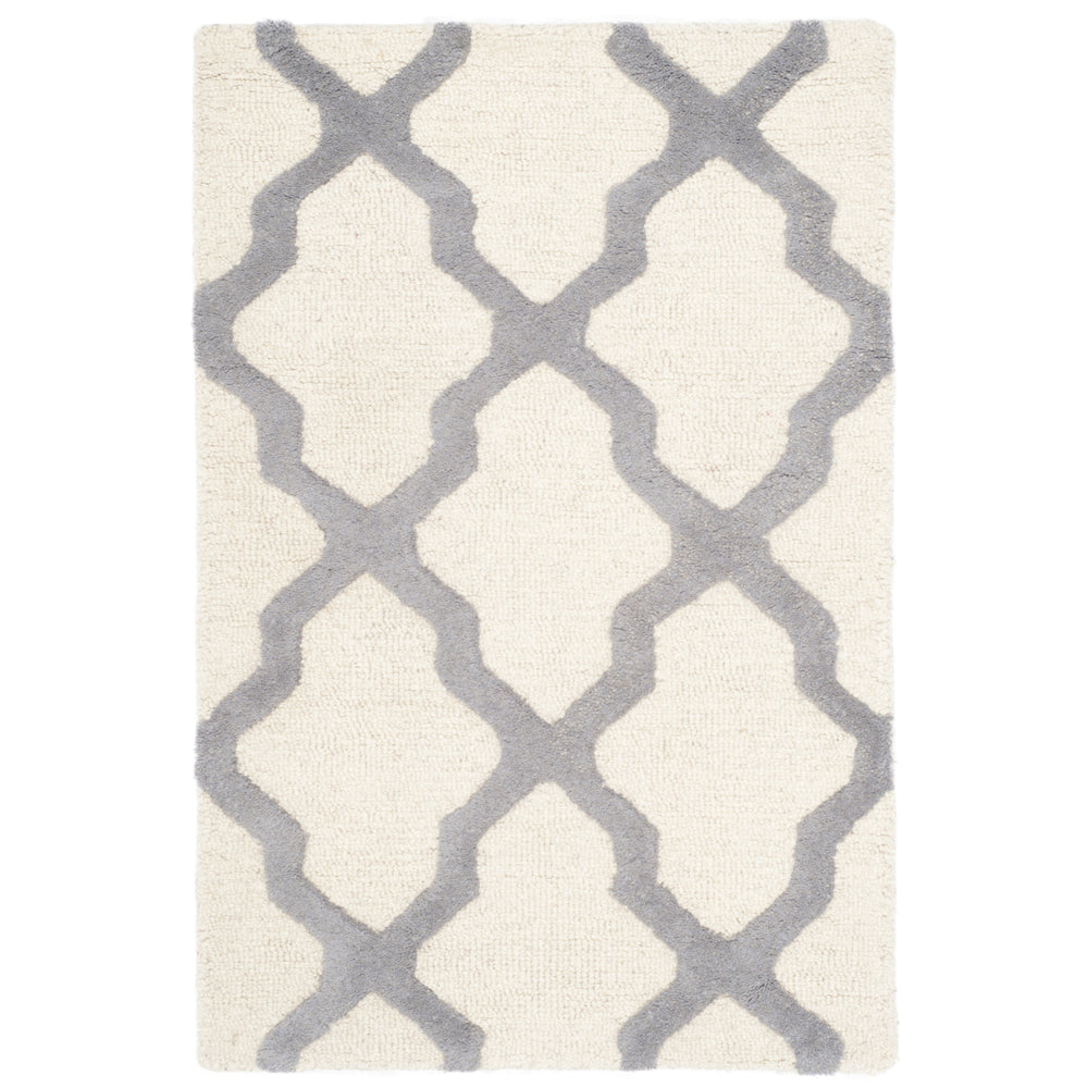 SAFAVIEH Cambridge CAM121Y Handmade Ivory /Silver Rug Image 2