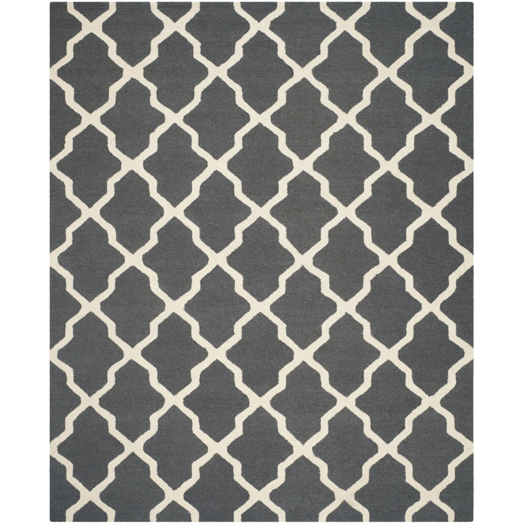 SAFAVIEH Cambridge CAM121X Dark Grey / Ivory Rug Image 8