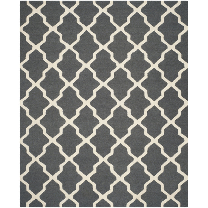 SAFAVIEH Cambridge CAM121X Dark Grey / Ivory Rug Image 8