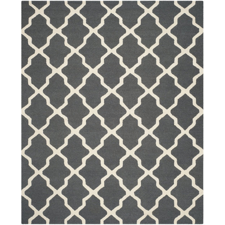 SAFAVIEH Cambridge CAM121X Dark Grey / Ivory Rug Image 1