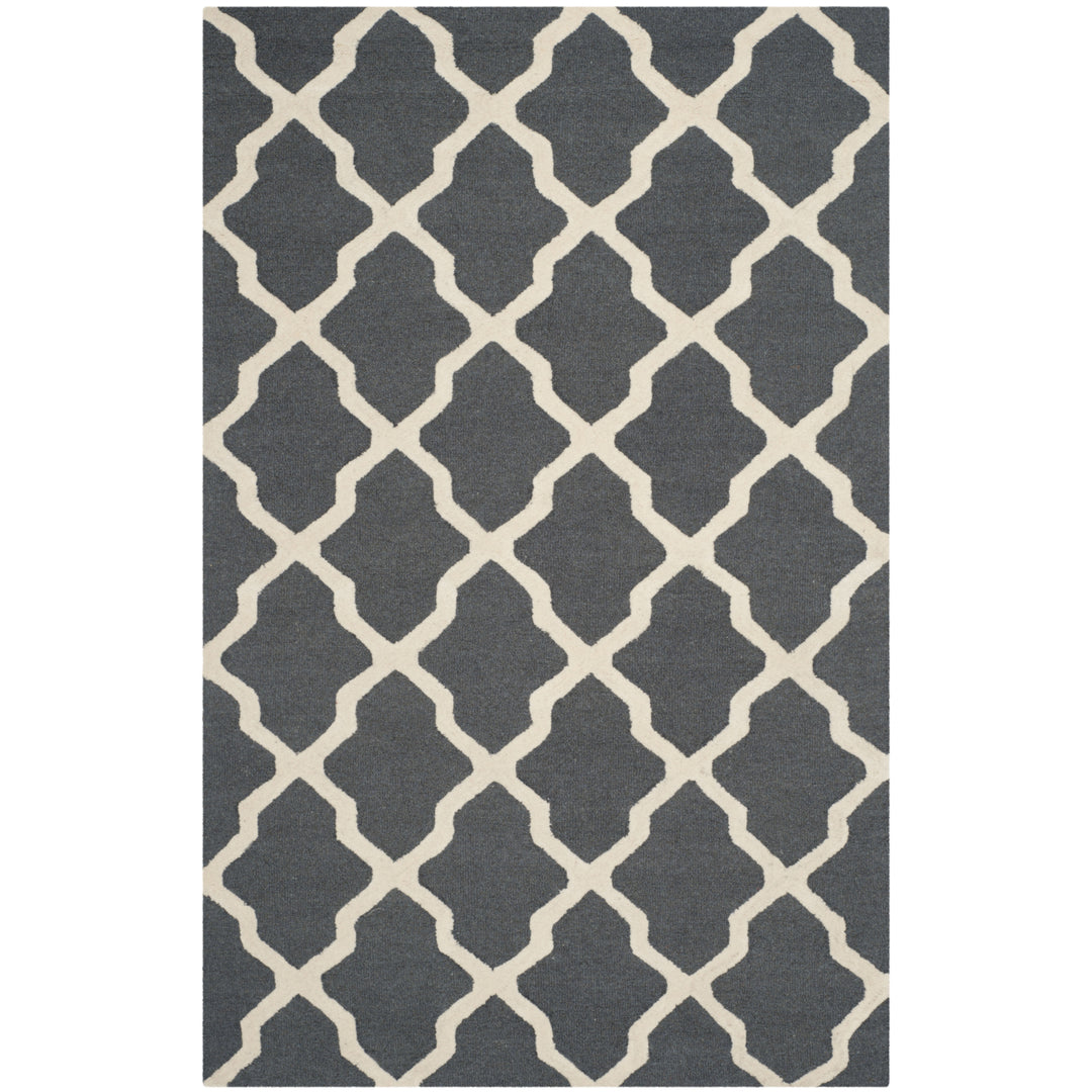 SAFAVIEH Cambridge CAM121X Dark Grey / Ivory Rug Image 11