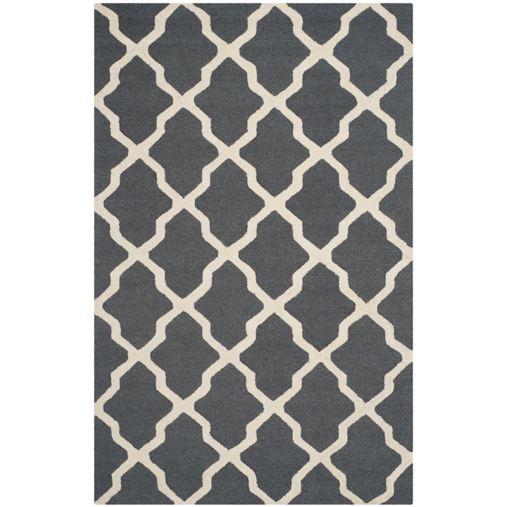 SAFAVIEH Cambridge CAM121X Dark Grey / Ivory Rug Image 11