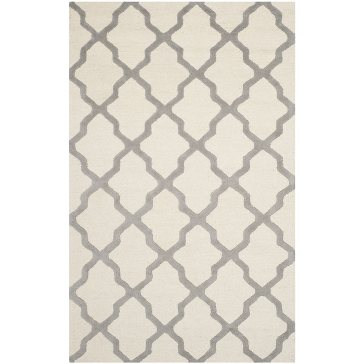 SAFAVIEH Cambridge CAM121Y Handmade Ivory /Silver Rug Image 10