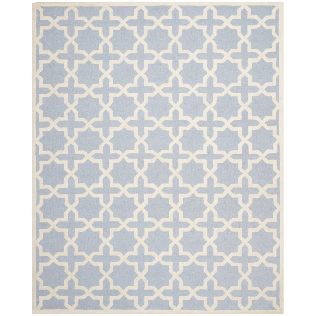 SAFAVIEH Cambridge CAM125A Light Blue / Ivory Rug Image 1