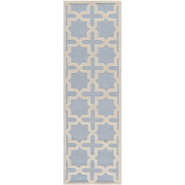 SAFAVIEH Cambridge CAM125A Light Blue / Ivory Rug Image 5