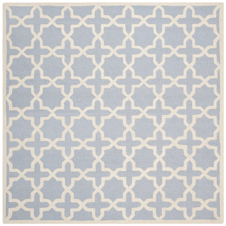 SAFAVIEH Cambridge CAM125A Light Blue / Ivory Rug Image 6