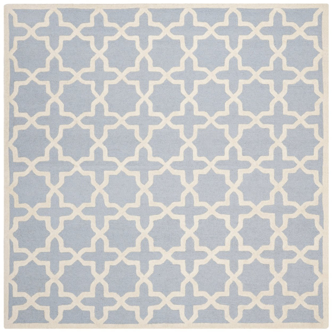 SAFAVIEH Cambridge CAM125A Light Blue / Ivory Rug Image 1