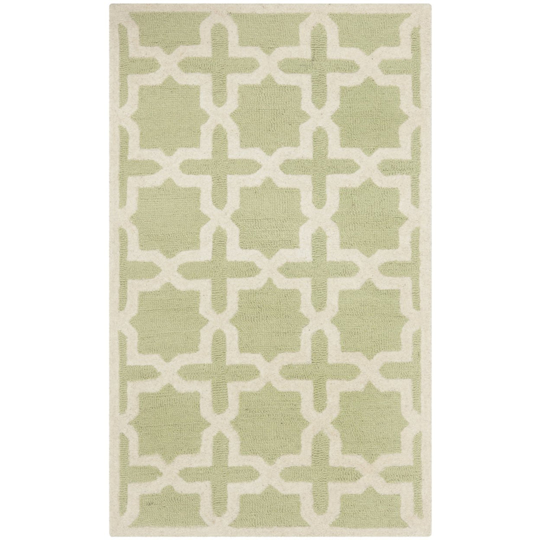 SAFAVIEH Cambridge CAM125B Light Green / Ivory Rug Image 7