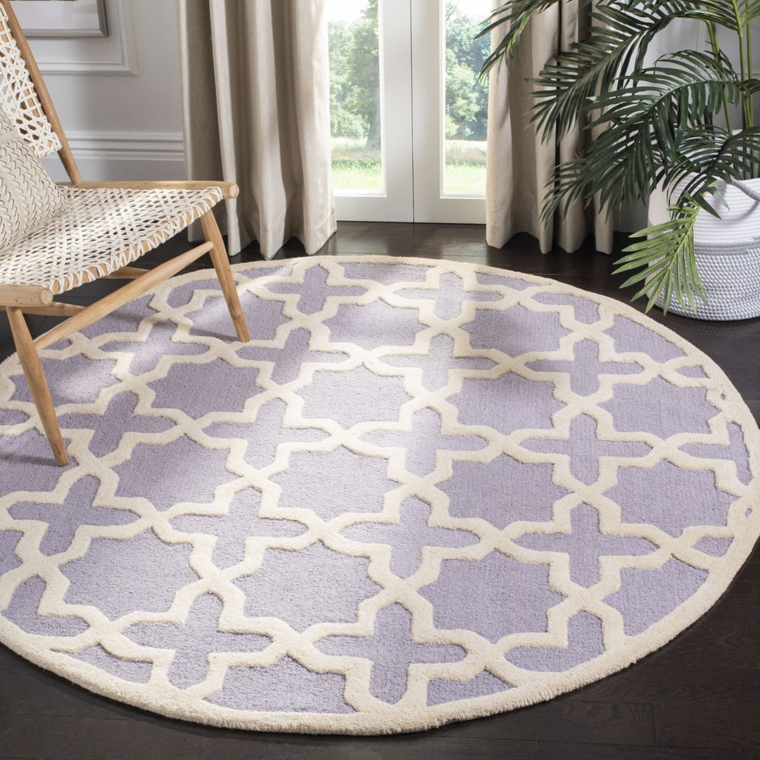 SAFAVIEH Cambridge CAM125C Lavender / Ivory Rug Image 2