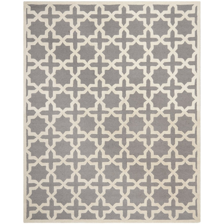 SAFAVIEH Cambridge CAM125D Handmade Silver /Ivory Rug Image 1